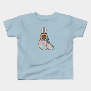 Capybara Bunny Hatching Easter Egg Kids T-Shirt